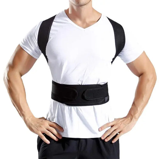 OLLAS Posture Corrector for Men and Women - Back Brace for Lumbar Support and Upright - Breathable Back Straightener Back Corrector Posture Improve and Neck, Back Slim Fit Posture Support Tank Top Adjustable Posture Correction Belt Healthcare