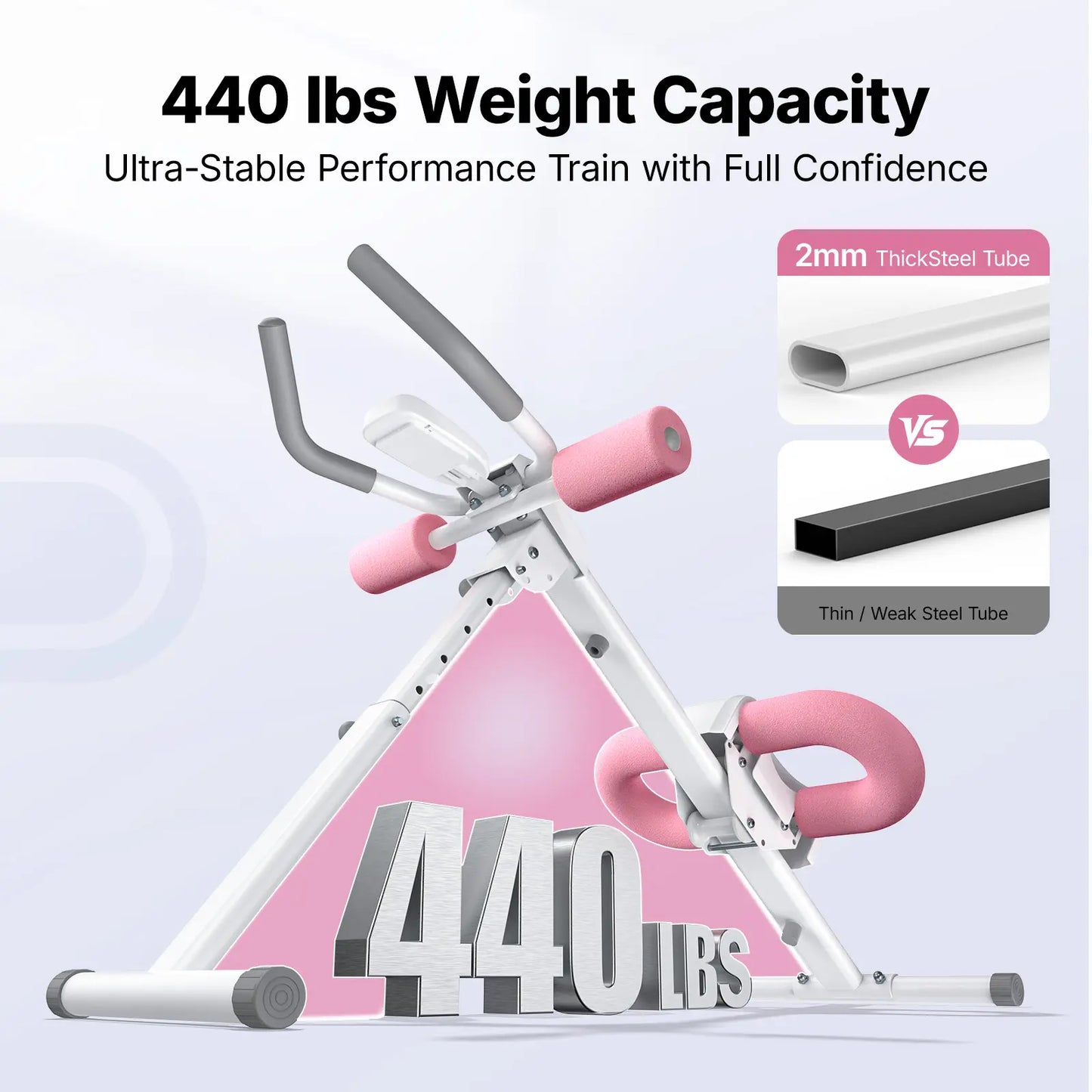 Merach Adjustable Ab Trainer Machine with LCD Monitor, 10-Level Adjustable Resistance, Foldable Ab Exercise Machine for Abs, Arm, Leg, Buttocks Shaper, Core & Ab Trainer at Home Gym for Women Summervibes