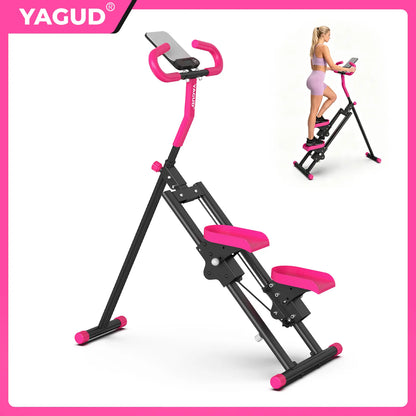 Yagud Fitness Stair Stepper with Handlebar - Extended Step Range Climber for Leg and Core Training, Home Exercise Equipment by Summerwins